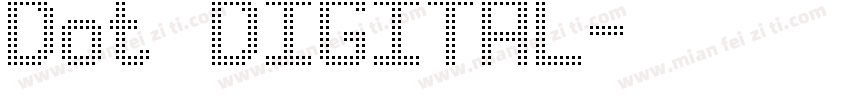 Dot DIGITAL字体转换